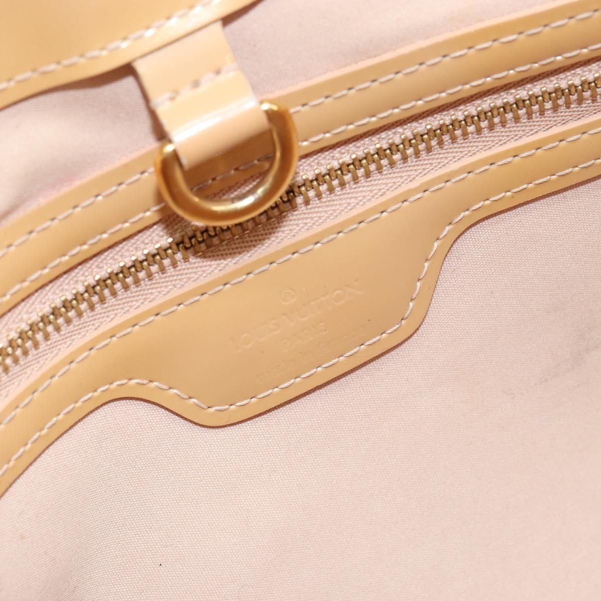 Louis Vuitton Wilshire Handbag Monogram Vernis, BEIGE, PATENT_LEATHER, Tote bag
