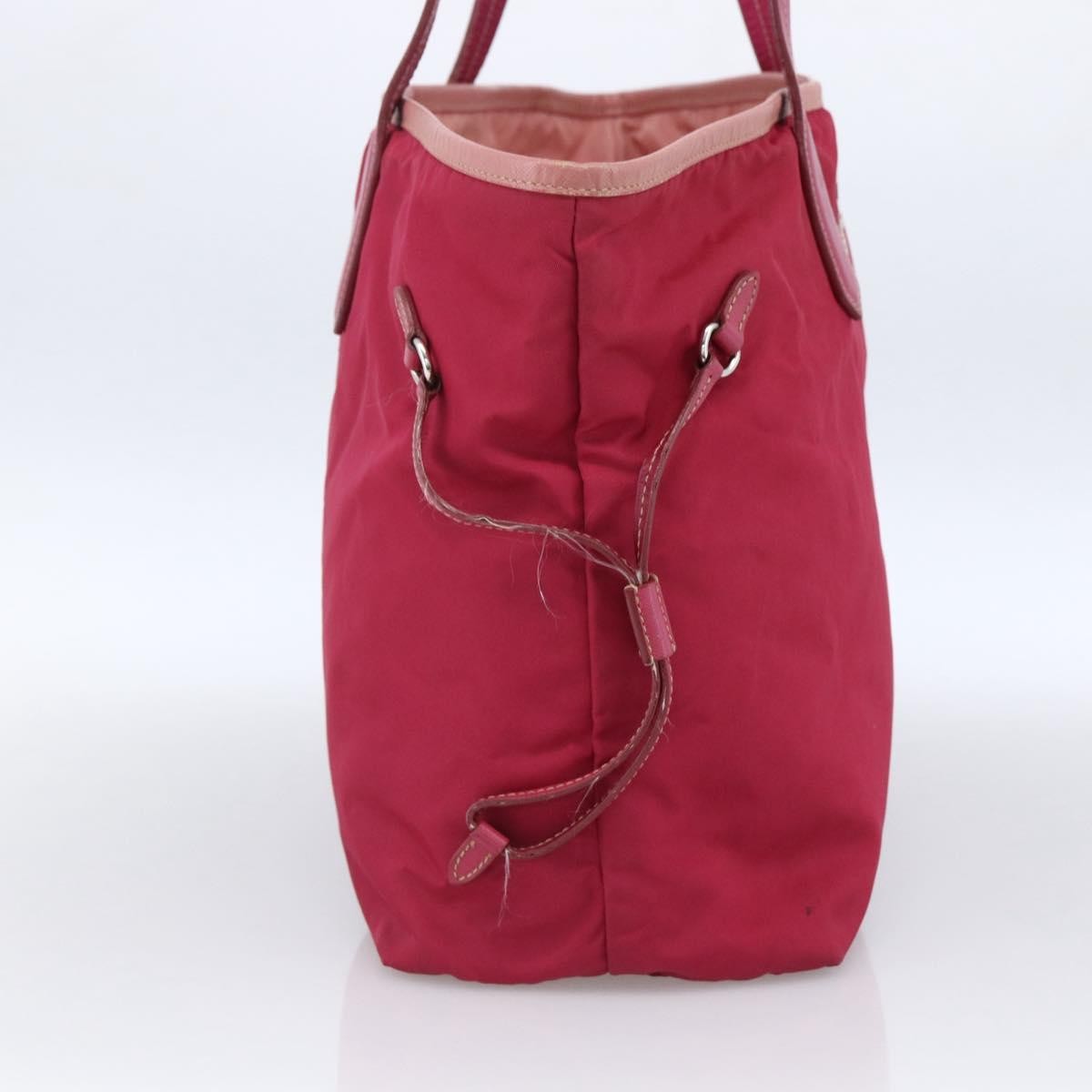 Prada Vintage Tote Tessuto, PINK, NYLON, Tote bag