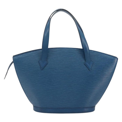 Louis Vuitton Saint Jacques Handbag Epi Leather, Blue, Leather, Handbag