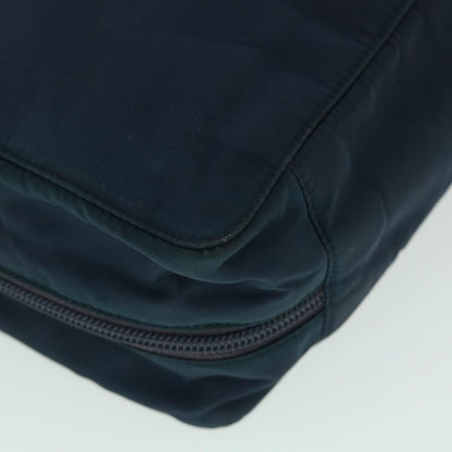 Prada Double Zip Wristlet Pouch Tessuto, NAVY, NYLON, Clutche & pouche