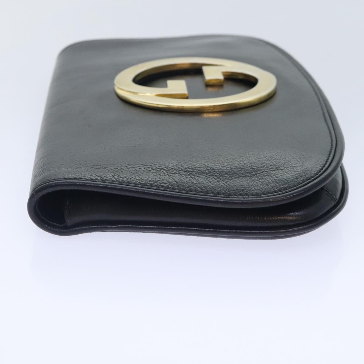 Gucci Vintage Blondie Clutch Leather, BLACK, LEATHER, Clutche & pouche