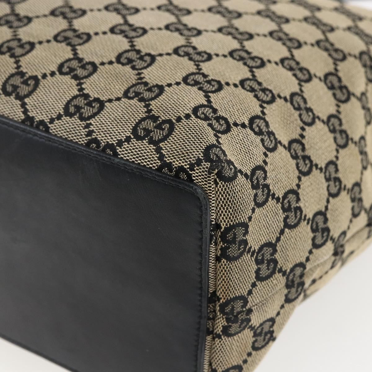 Gucci Vintage Bucket Shopping Tote GG Canvas, BEIGE, CANVAS, Tote bag
