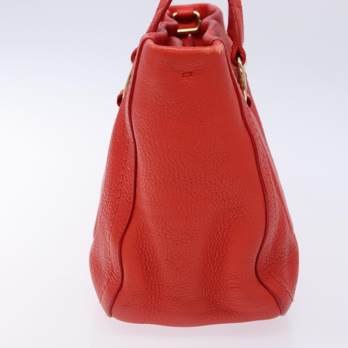 Salvatore Ferragamo Vala Handbag Leather, RED, LEATHER, Handbag
