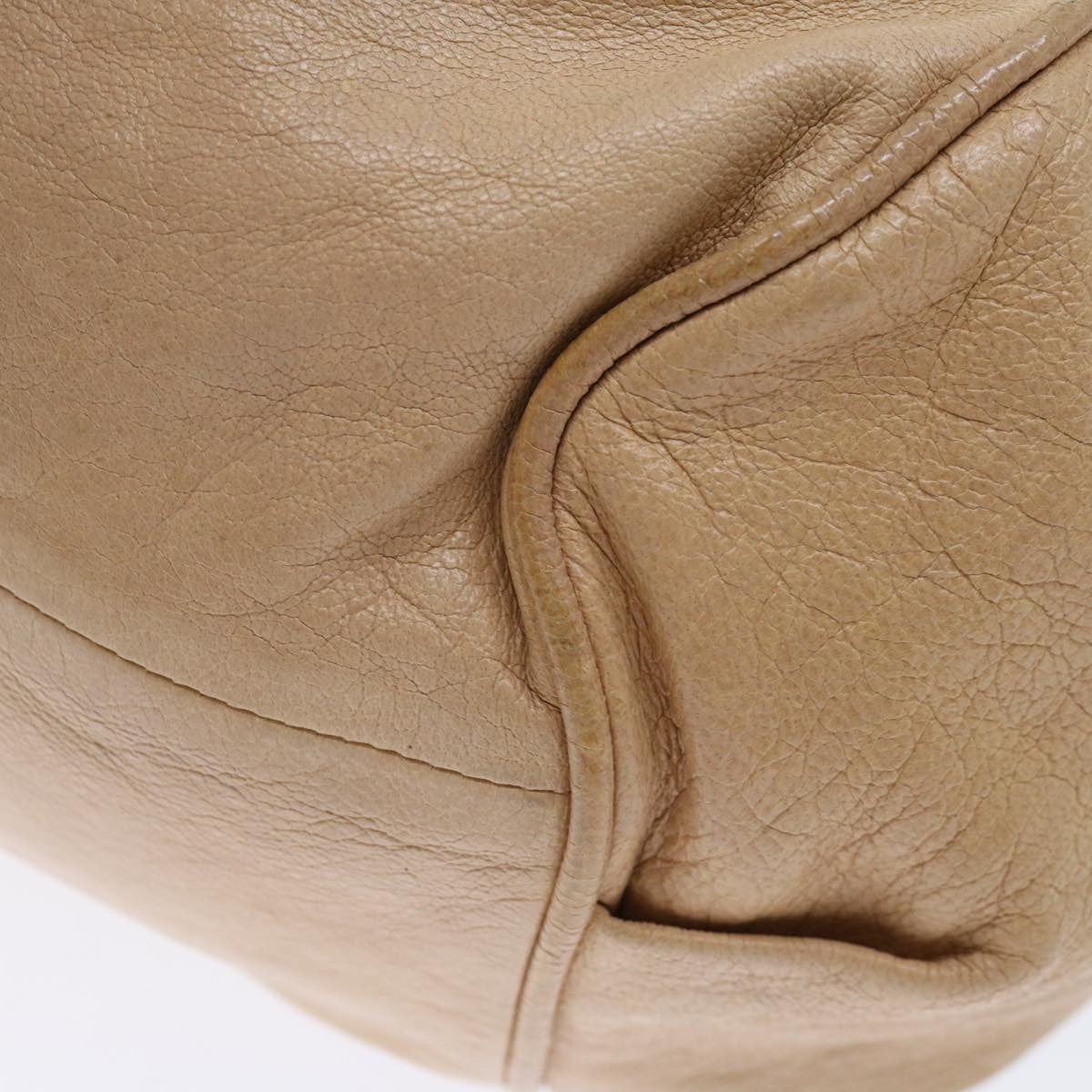 Chloe Ethel Tote Leather, BEIGE, LEATHER, Tote bag