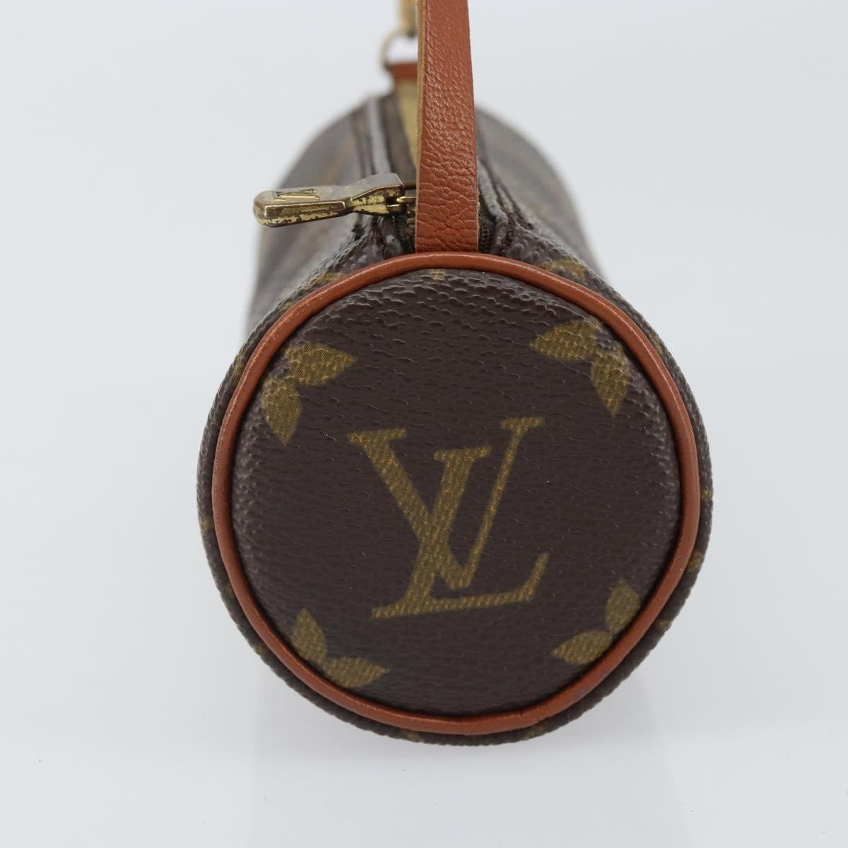 Louis Vuitton Papillon Pochette Monogram Canvas, BROWN, CANVAS, Clutche & pouche