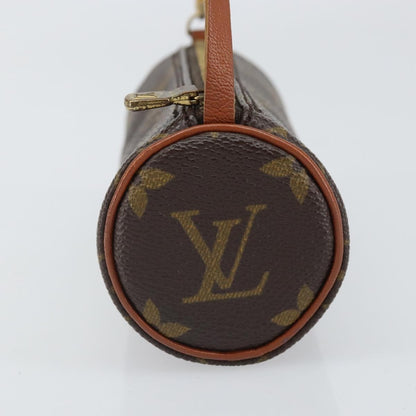 Louis Vuitton Papillon Pochette Monogram Canvas, BROWN, CANVAS, Clutche & pouche