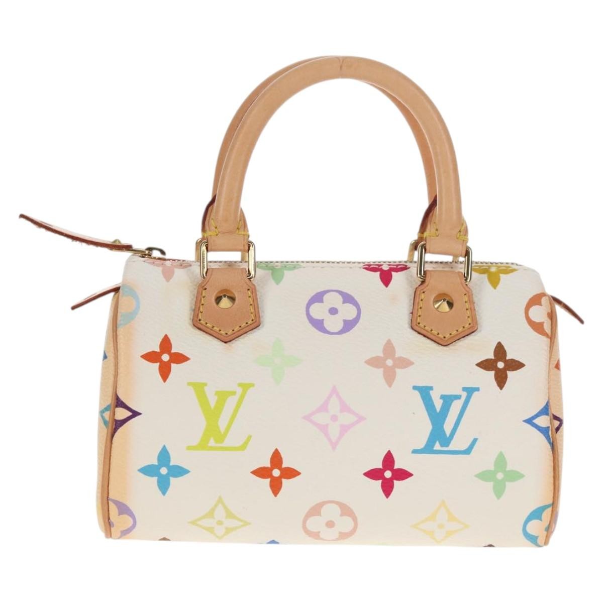 Louis Vuitton Speedy Mini HL Handbag Monogram Multicolor, MULTICOLOUR, CANVAS, Handbag