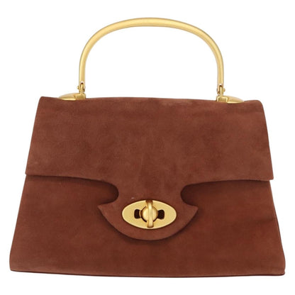 Givenchy Vintage Handbag Suede, BROWN, SUEDE, Handbag