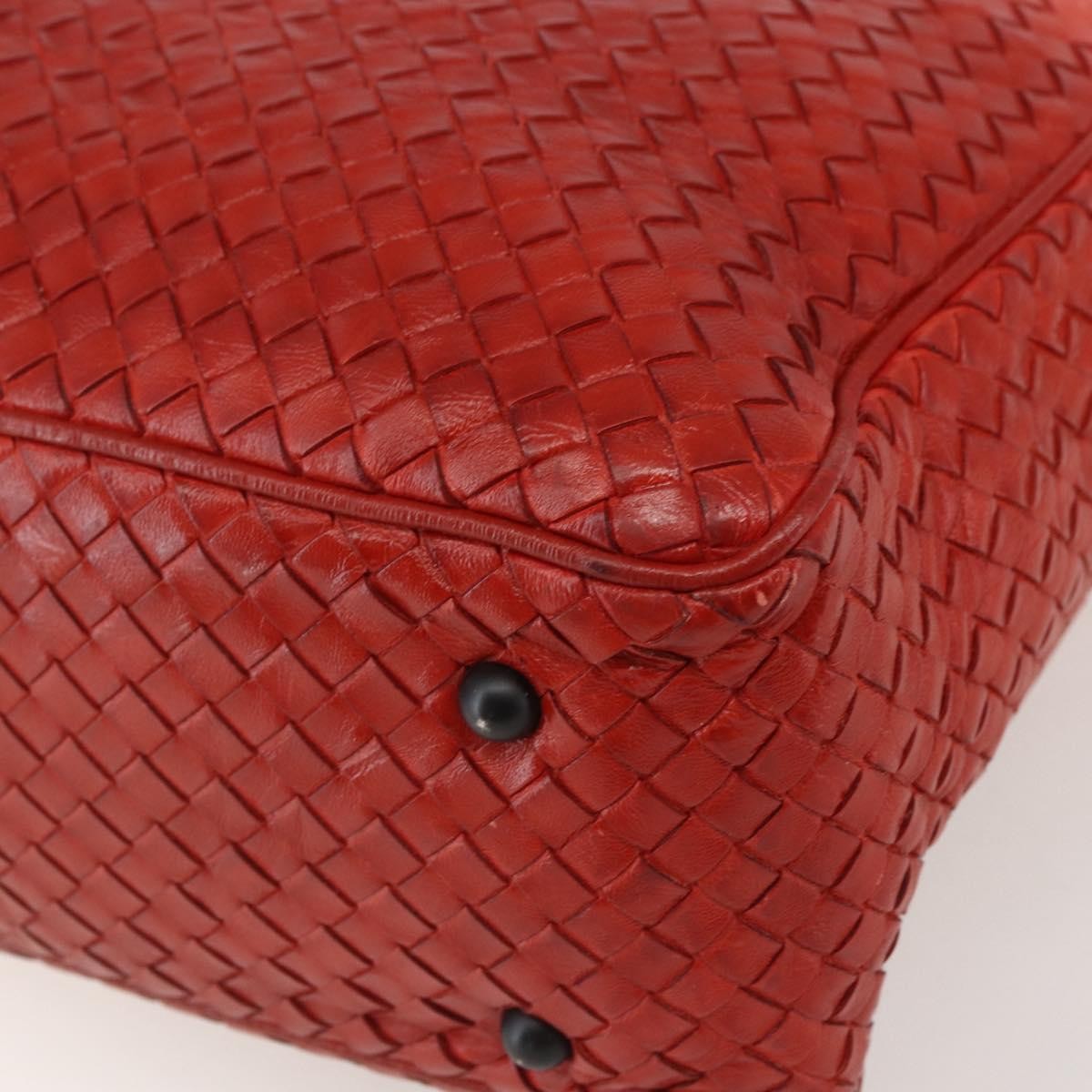 Bottega Veneta Intrecciato Tote Leather, ORANGE, LEATHER, Tote bag