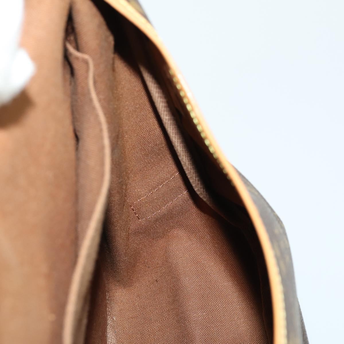 Louis Vuitton Saumur Handbag Monogram Canvas, BROWN, CANVAS, Shoulder bag