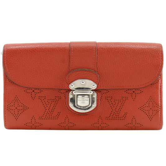Louis Vuitton Iris Wallet Mahina Leather, Red, Leather, Wallet