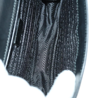 Prada Chain Flap Bag Saffiano Leather, SILVER, LEATHER, Shoulder bag