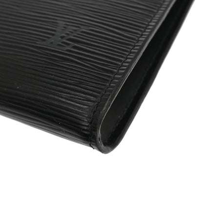 Louis Vuitton Pochette Accessoires Epi Leather, Black, Leather, Clutch