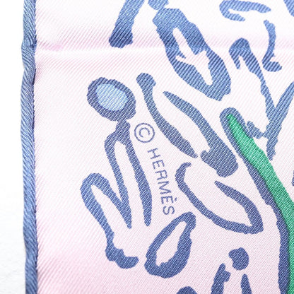 Hermes Carré 90 Silk multicolor, PINK, SILK, Scarve & shawl