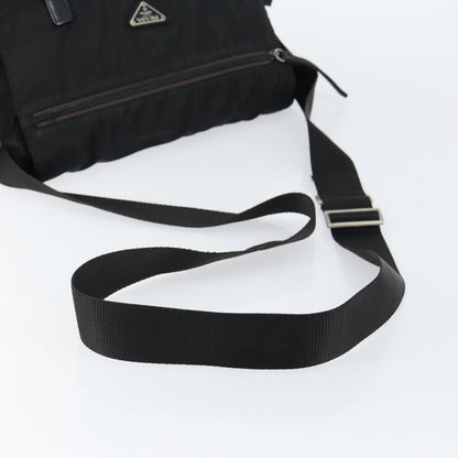 Prada SHOULDER BAG NYLON Black, BLACK, NYLON, Shoulder bag