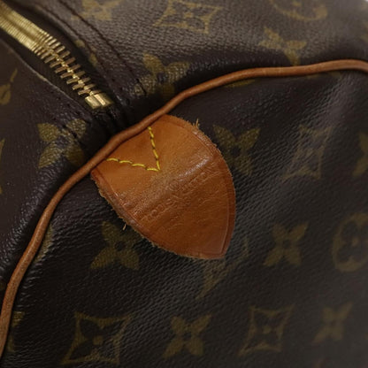 Louis Vuitton Keepall Bag Monogram Canvas, BROWN, CANVAS, Travel bag