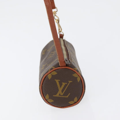Louis Vuitton Papillon Pochette Monogram Canvas, BROWN, CANVAS, Clutche & pouche