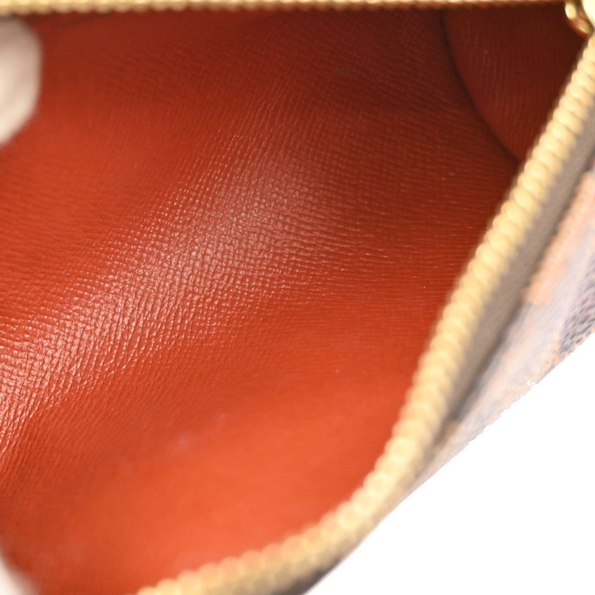 Louis Vuitton Papillon Pochette Damier, BROWN, CANVAS, Clutche & pouche