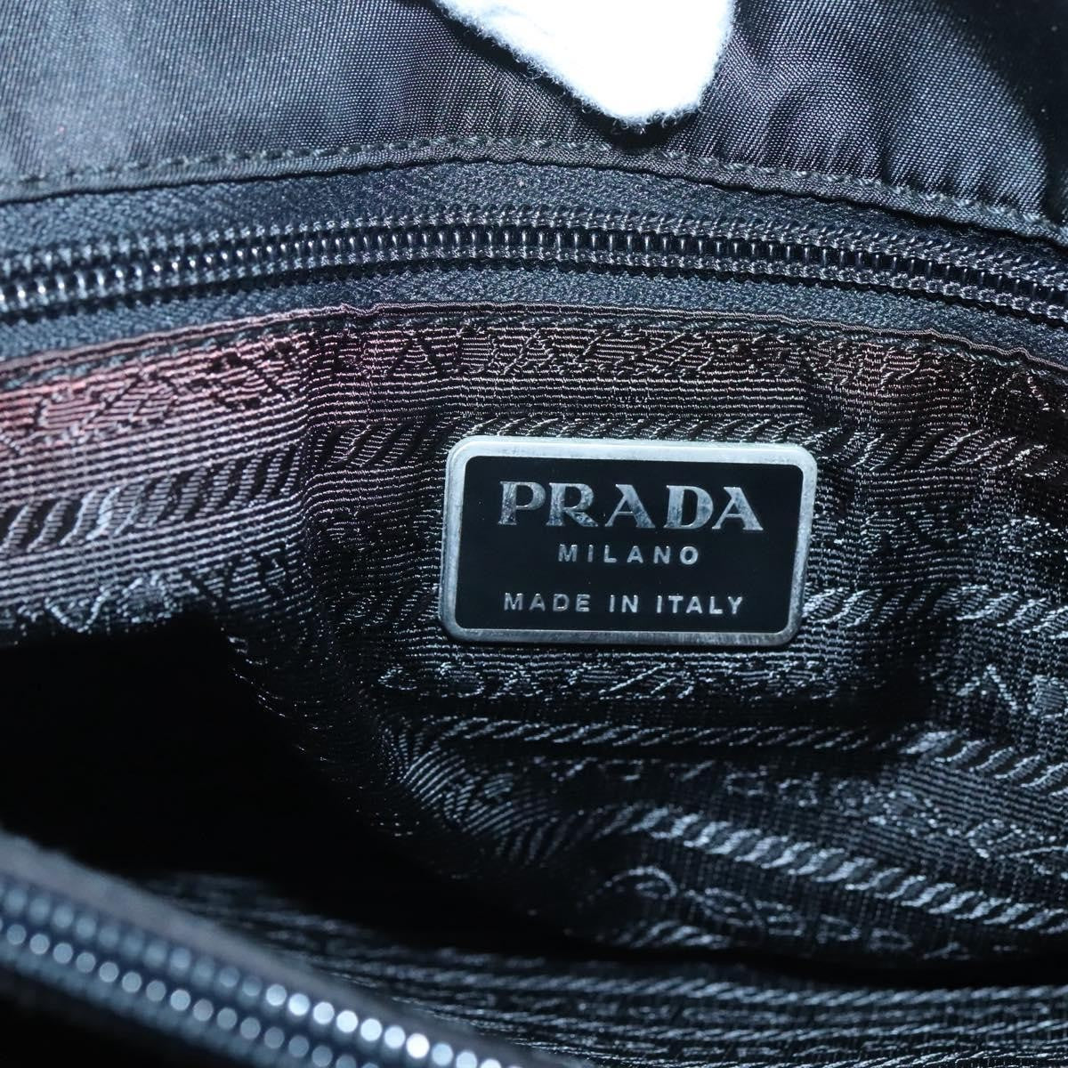 Prada Vintage Shoulder Bag Tessuto, Khaki, Nylon, Shoulder Bag