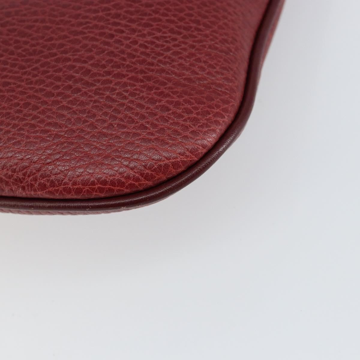 cartier Must de Cartier Shoulder Bag Leather, BURGUNDY, LEATHER, Shoulder bag