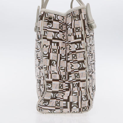 Salvatore Ferragamo Gancini Tote Leather, WHITE, LEATHER, Tote bag