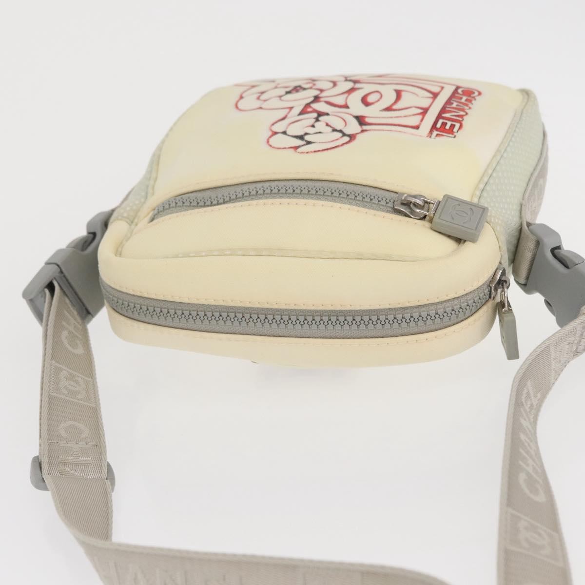 Chanel Sport Line Camera Crossbody Bag Nylon, WHITE, NYLON, Shoulder bag