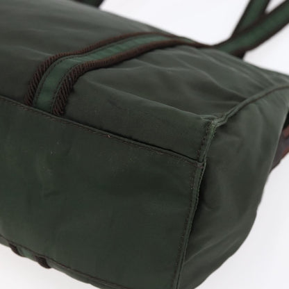 Prada Vintage Tote Tessuto, Khaki, Nylon, Tote Bag