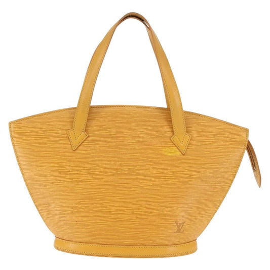 Louis Vuitton Saint Jacques Handbag Epi Leather, YELLOW, LEATHER, Handbag