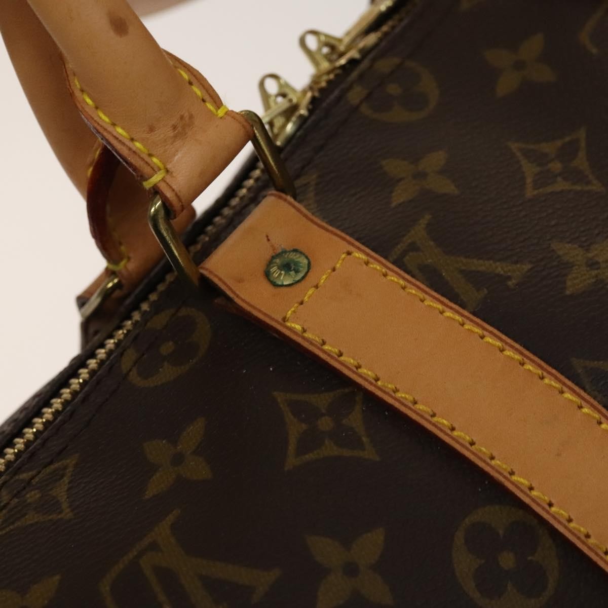 Louis Vuitton Keepall Bag Monogram Canvas, BROWN, CANVAS, Travel bag