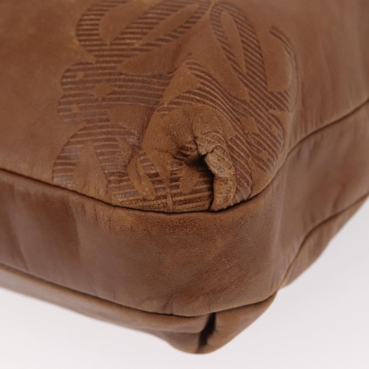 Loewe Anagram Tote Leather, BROWN, LEATHER, Tote bag