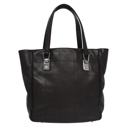 Chanel Chocolate Bar Coco Mark handbag Caviar skin, BROWN, LEATHER, Handbag