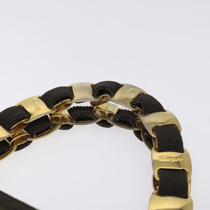 Salvatore Ferragamo Vala Handbag Canvas, BROWN, CANVAS, Handbag