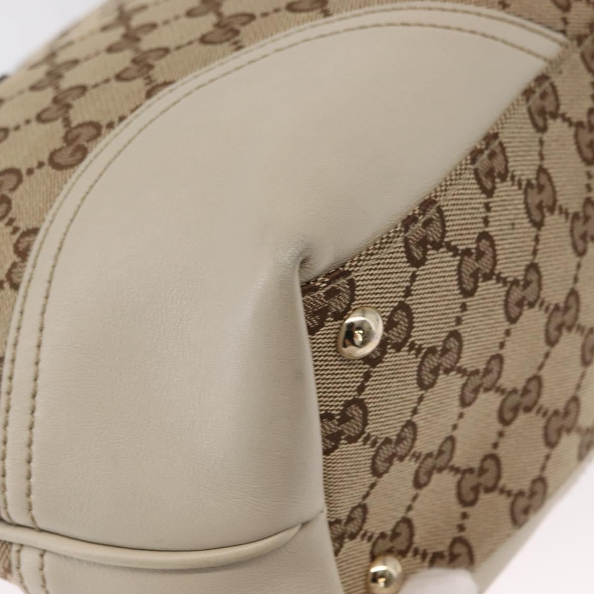 Gucci New Britt Tote GG Canvas, BEIGE, CANVAS, Tote bag