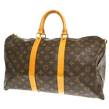 Louis Vuitton Keepall Bag Monogram Canvas, Brown, Canvas, Travel Bag