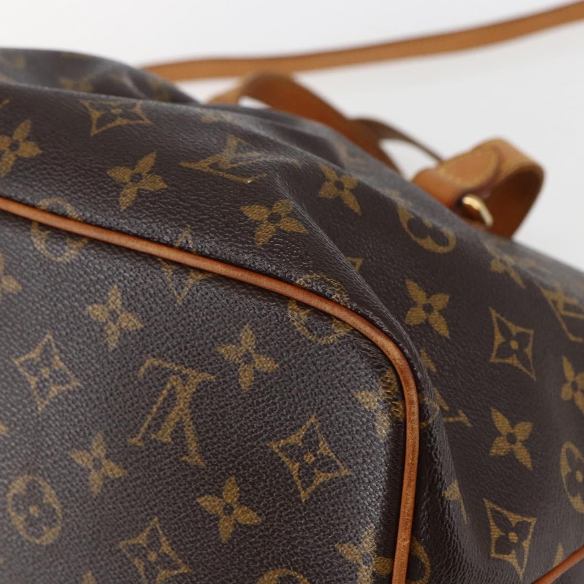 Louis Vuitton Palermo Handbag Monogram Canvas, BROWN, CANVAS, Tote bag