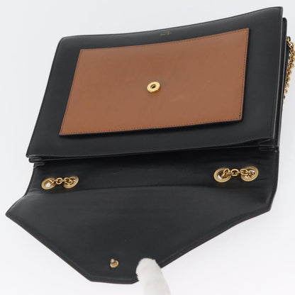 Celine Pocket Envelope Shoulder Bag Leather, MULTICOLOUR, LEATHER, Shoulder bag
