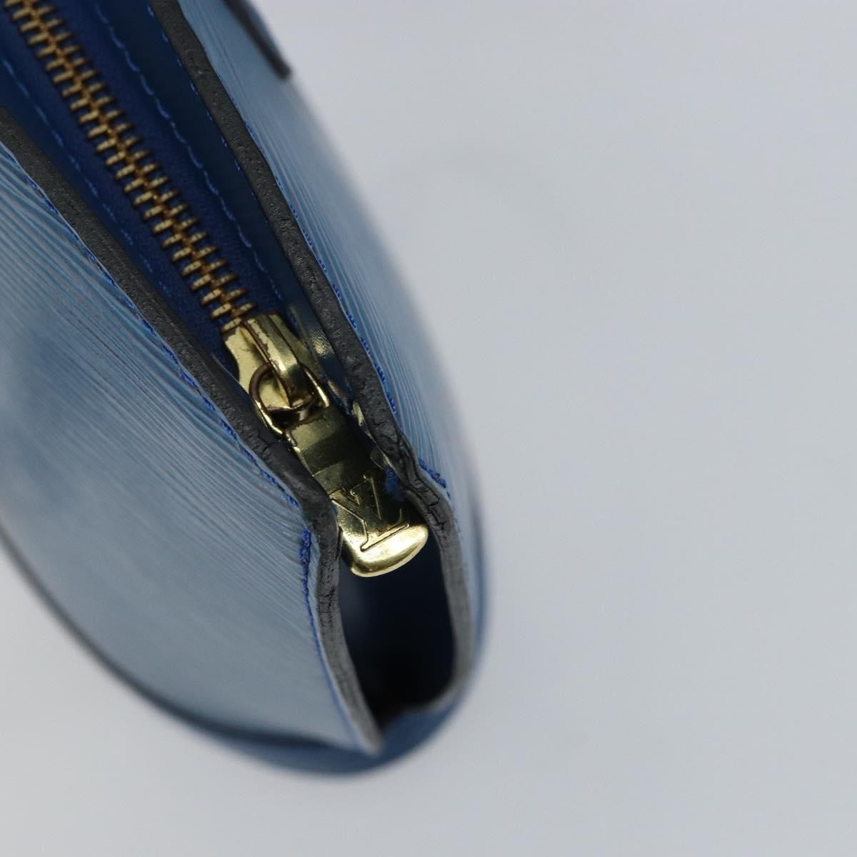 Louis Vuitton Saint Jacques Handbag Epi Leather, BLUE, LEATHER, Shoulder bag