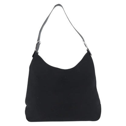 Salvatore Ferragamo Vala Shoulder Bag Nylon, Black, Nylon, Shoulder Bag
