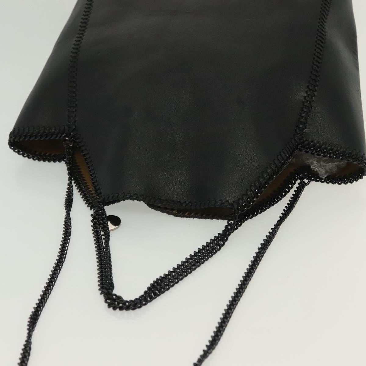 Stella McCartney Falabella Reversible Tote Faux Leather, BLACK, LEATHER, Tote bag