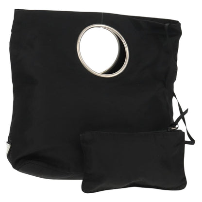 Prada Vintage Handbag Tessuto, BLACK, NYLON, Handbag