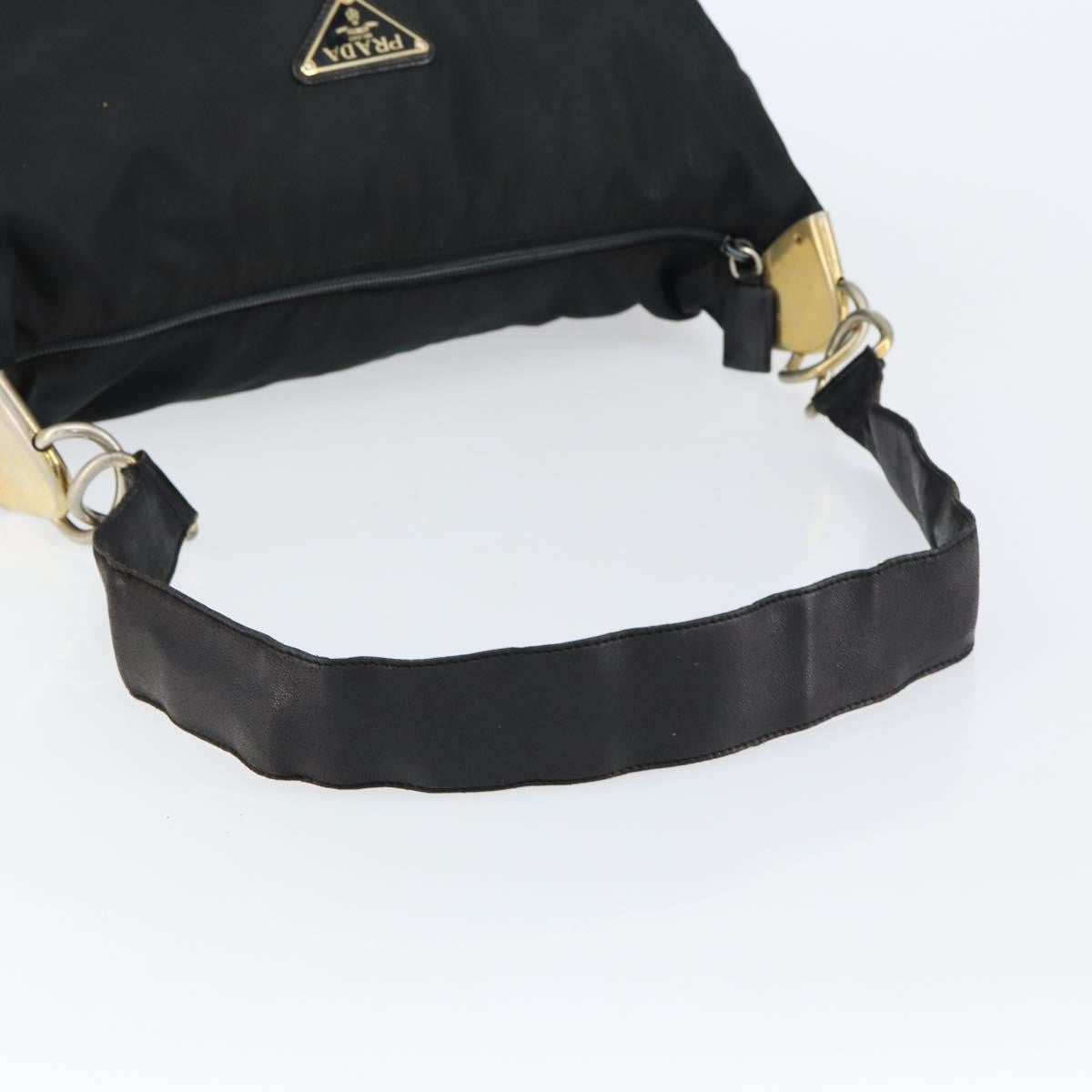 Prada Vintage Shoulder Bag Tessuto, BLACK, NYLON, Shoulder bag