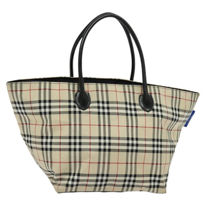 Burberry Nova Check Tote Nylon, BEIGE, NYLON, Tote bag