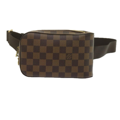 Louis Vuitton Geronimos Waist Bag Damier, BROWN, CANVAS, Travel bag