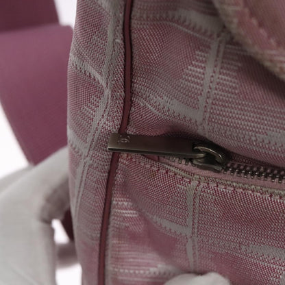 Chanel Travel Line Backpack Canvas, PINK, CANVAS, Backpack