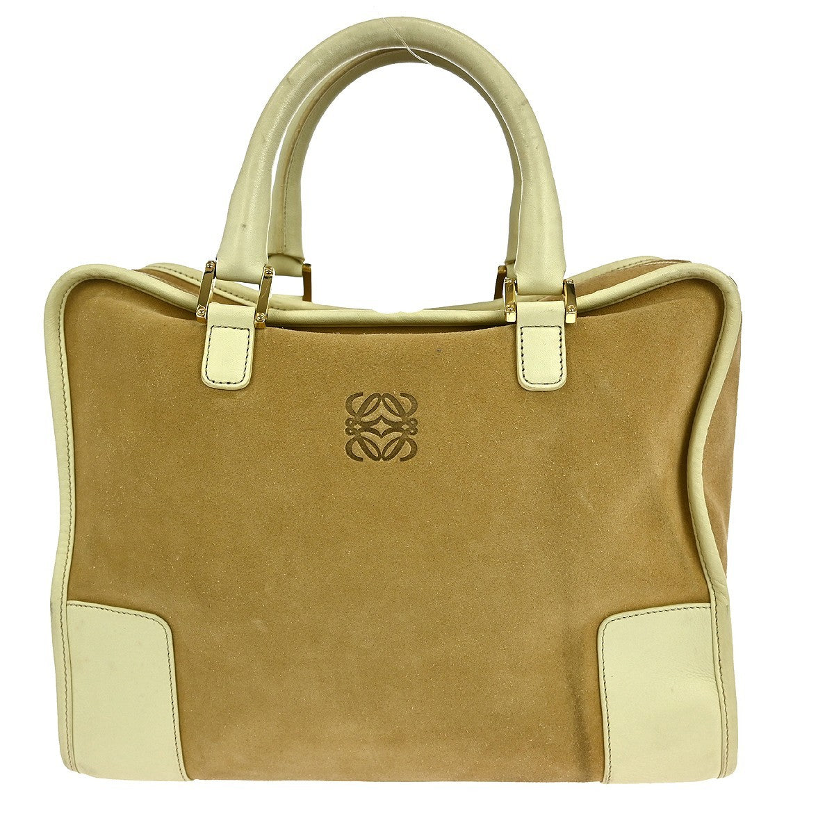 Loewe Amazona Bag Suede, BROWN, SUEDE, Handbag