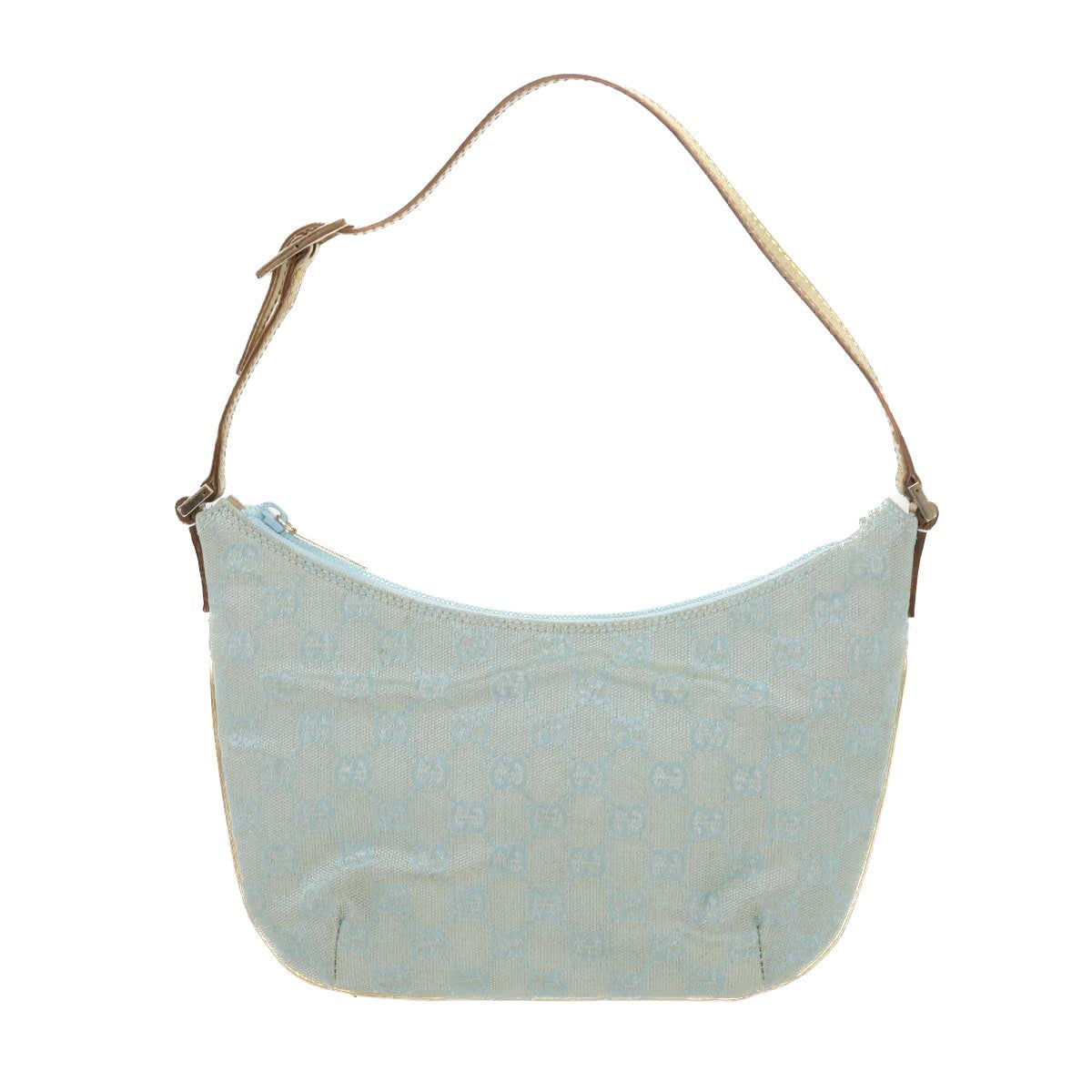 Gucci Vintage Pochette Shoulder Bag GG Canvas, BLUE, CANVAS, Clutche & pouche