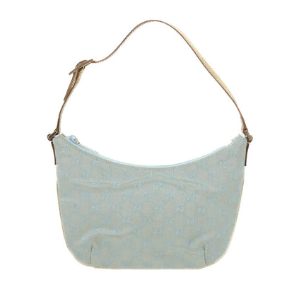 Gucci Vintage Pochette Shoulder Bag GG Canvas, BLUE, CANVAS, Clutche & pouche