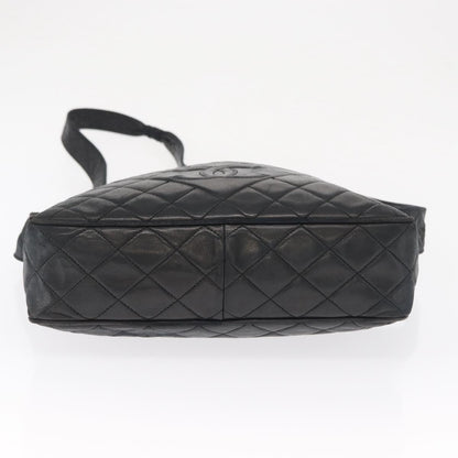 Chanel Vintage Front Pocket Camera Bag Leather, Black, Leather, Shoulder Bag
