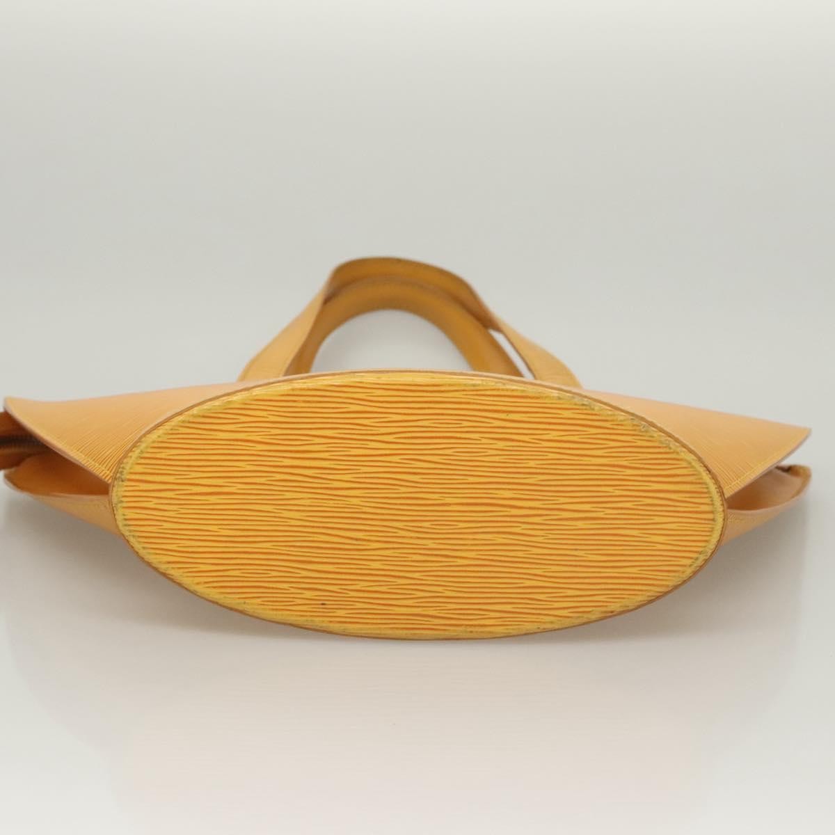 Louis Vuitton Saint Jacques Handbag Epi Leather, YELLOW, LEATHER, Handbag