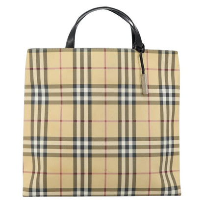 Burberry Nova Check Tote canvas check pattern, BEIGE, CANVAS, Tote bag